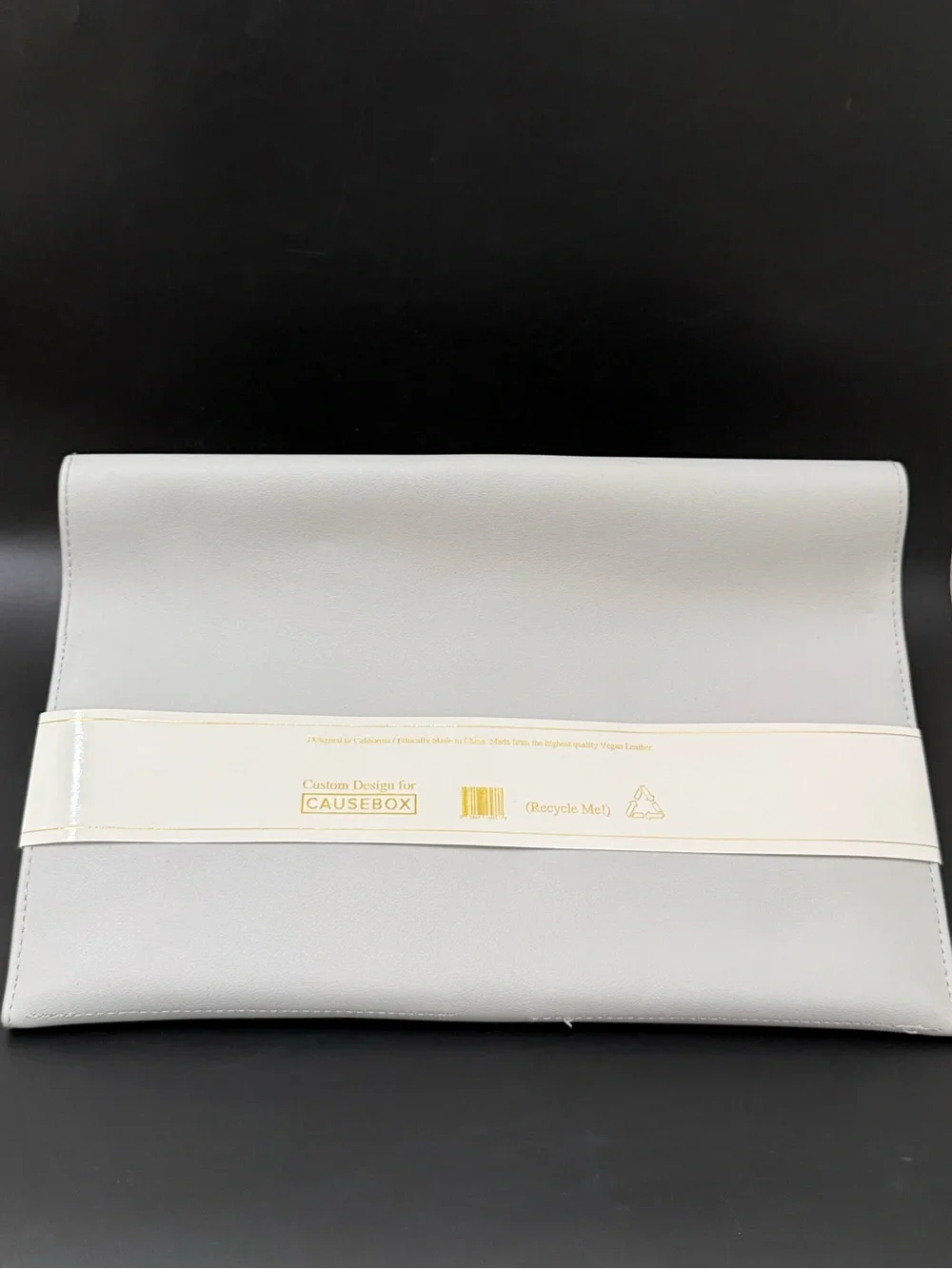 Glass Ladder & Co. Megan Cloud Gray Portfolio Clutch Envelope Organizer